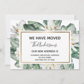 Bewegende aankondiging tropische bloemen (Voorkant)