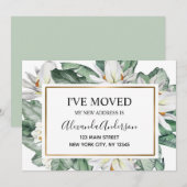 Bewegende aankondiging tropische bloemen (Voorkant / Achterkant)