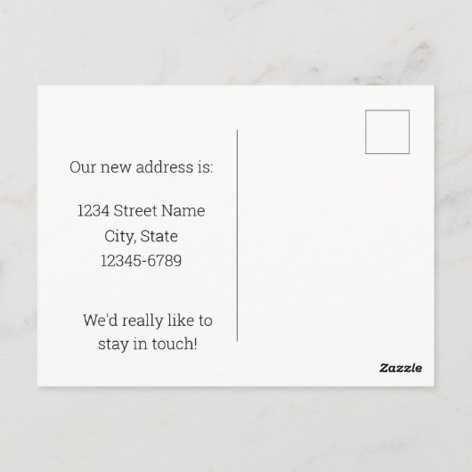 Bewegende aankondiging Utah Seagull Sego Lily Flow Briefkaart (Achterkant)