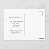 Bewegende aankondiging Vermont Hermit Thrush Clove Briefkaart (Achterkant)