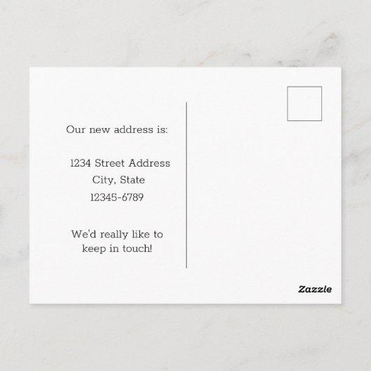 Bewegende aankondiging Vermont Hermit Thrush Clove Briefkaart (Achterkant)