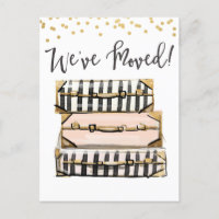 Bewegende aankondiging We hebben Briefkaart verpla