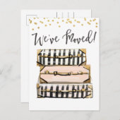 Bewegende aankondiging We hebben Briefkaart verpla (Voorkant / Achterkant)