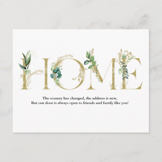 Bewegende aankondiging We hebben Briefkaart verpla (Voorkant)