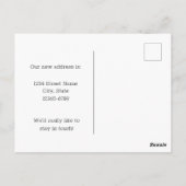 Bewegende Aankondiging West Virginia Kardinaal Blo Briefkaart (Achterkant)