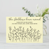 BEWEGENDE AANKONDIGING Wildbloemen Eenvoudig Aange (Staand voorkant)