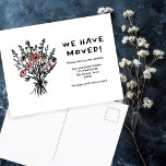 BEWEGENDE AANKONDIGING Wildflower Bouquet Schattig Briefkaart<br><div class="desc">Stuur een bericht over uw verhuizing naar vrienden en familieleden met deze prachtige bloemsierkunst. Pas deze handgetekende kaart aan met uw eigen tekst op de voor- en achterkant! Pas aan door op "personaliseren" te klikken om de tekst te wijzigen of "ontwerp bewerken" om lettertypen, kleuren en meer te wijzigen! Laat...</div>
