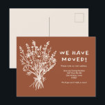 BEWEGENDE AANKONDIGING Wildflower Bouquet Schattig Briefkaart<br><div class="desc">Stuur een bericht over uw verhuizing naar vrienden en familieleden met deze prachtige bloemsierkunst. Pas deze handgetekende kaart aan met uw eigen tekst op de voor- en achterkant! Pas aan door op "personaliseren" te klikken om de tekst te wijzigen of "ontwerp bewerken" om lettertypen, kleuren en meer te wijzigen! Laat...</div>