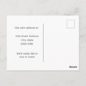 Bewegende Aankondiging Wyoming Meadowlark Paintbru Briefkaart (Achterkant)