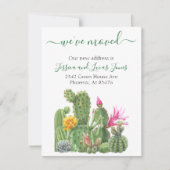 Bewegende aankondigingen Cactus Succulent Blooming (Voorkant)