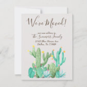 Bewegende aankondigingen Cactus Succulente Waterve (Voorkant)