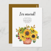 Bewegende aankondigingen Geel Zonnebloem Rode bess (Voorkant / Achterkant)