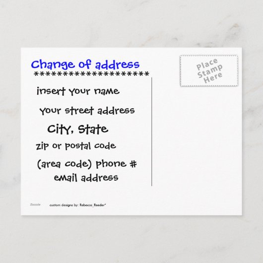 Bewegende aankondigingen Schattige gezicht Aankondigingskaart (Achterkant)