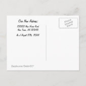 Bewegende adreswijziging Post Kaart (Achterkant)