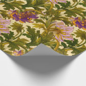 Bewegende bloemen Romantische schaduw Cadeaupapier (Hoek)