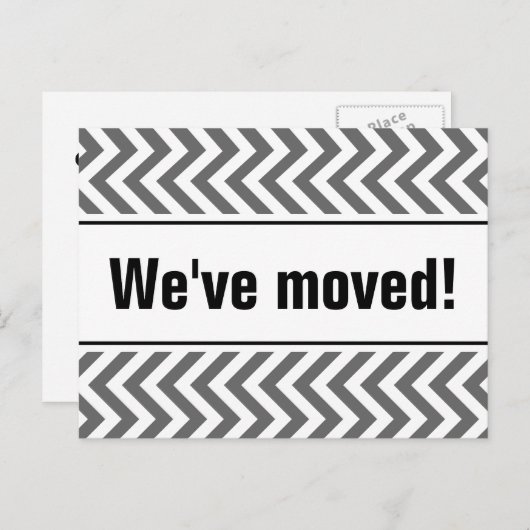 Bewegende briefkaarten met bandensporen print (Voorkant / Achterkant)