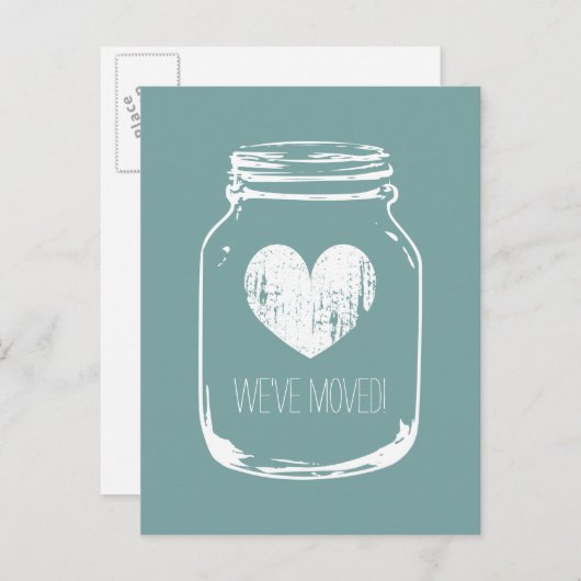  bewegende briefkaarten met ritse mason jar (Voorkant / Achterkant)