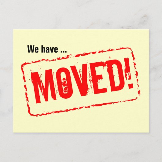 Bewegende briefkaarten met rood rubberen stempelon (Voorkant)