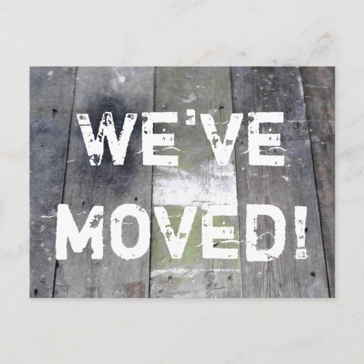 bewegende briefkaarten | Oude noodlijdende houten  (Voorkant)