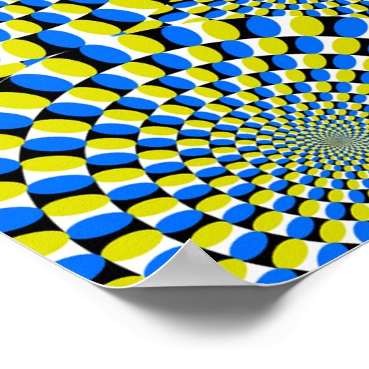 Bewegende cirkels poster (Hoek)