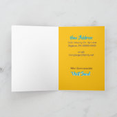 Bewegende dag gele vuilniswagen aankondiging (Binnen)