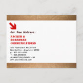 Bewegende doos en pijlen Aankondiging (Achterkant)