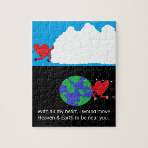 Bewegende hemel en aarde legpuzzel