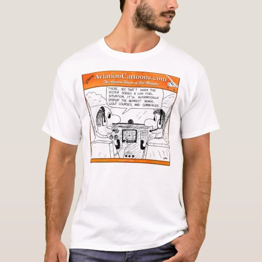 Bewegende kaartweergave t-shirt (Voorkant)