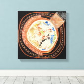 Bewegende Ruimten 2 Afdrukken met dop (Insitu (Houten vloer))