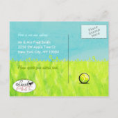 Bewegende Scottie New Address Announements Aankondigingskaart (Achterkant)