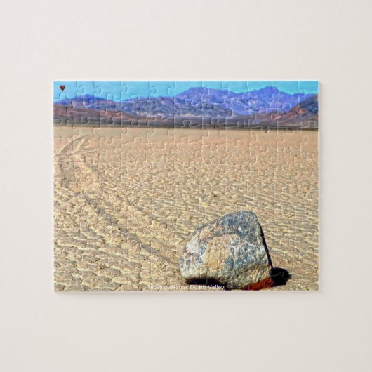 Bewegende stenen Death Valley Legpuzzel (Horizontaal)