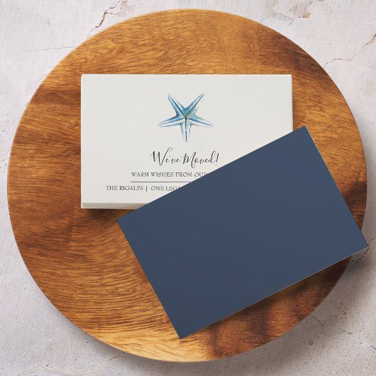 Bewegende Strandaankondiging Kaarten