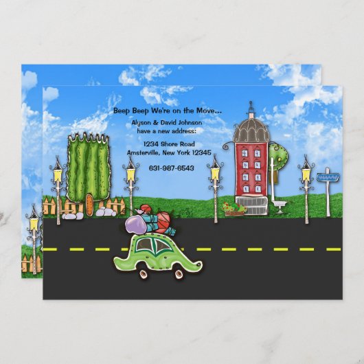 Beweging aan - Bewegende aankondiging (Voorkant / Achterkant)