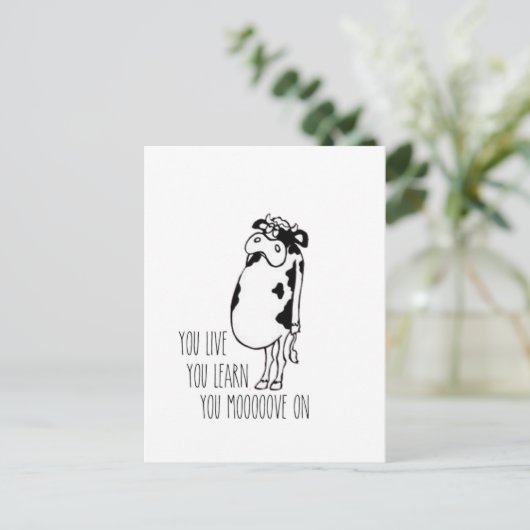 Beweging aan briefkaart (Staand voorkant)