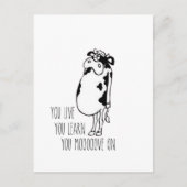 Beweging aan briefkaart (Voorkant)