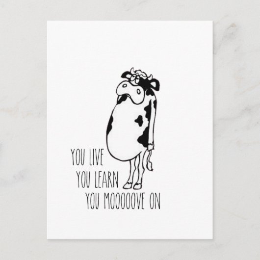 Beweging aan briefkaart (Voorkant)