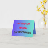 Beweging aan Nieuwe avonturen>Farewell Kaart (Gele Bloem)