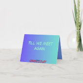 Beweging aan Nieuwe avonturen>Farewell Kaart (Achterkant)