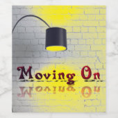 Beweging aan wijn etiket (Enkel label)