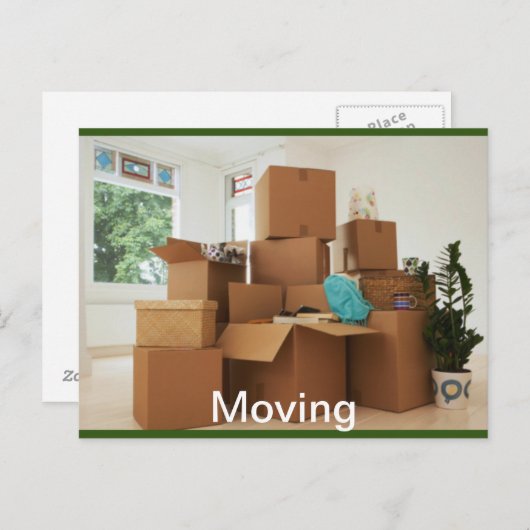 Beweging Aankondigingskaart (Voorkant / Achterkant)