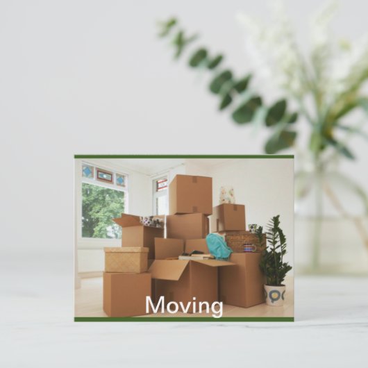 Beweging Aankondigingskaart (Staand voorkant)