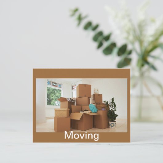 Beweging Aankondigingskaart (Staand voorkant)