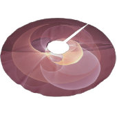 Beweging Abstract Moderne Wijn Rood Roze Fractal A Kerstboom Rok (Gekanteld)