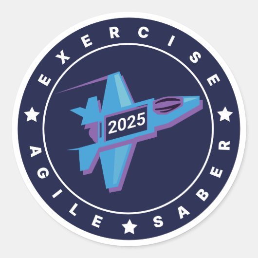 Beweging Agile Saber 6 Count Sticker Sheet (Voorkant)