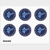Beweging Agile Saber 6 Count Sticker Sheet (Vel)
