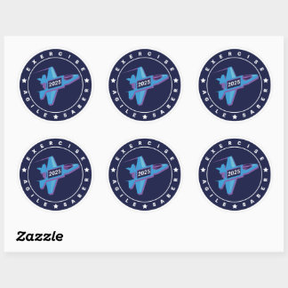 Beweging Agile Saber 6 Count Sticker Sheet