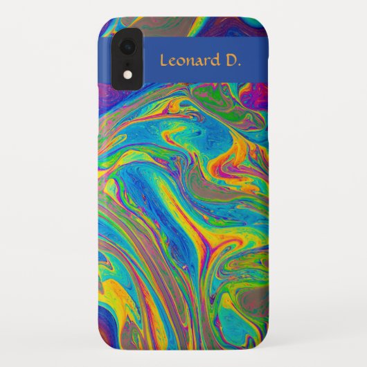 Beweging bewerkbare Psychedelic Case-Mate iPhone Case (Achterkant)