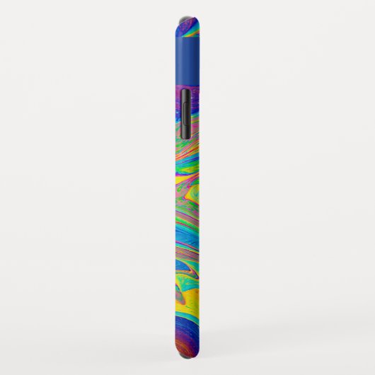 Beweging bewerkbare Psychedelic Case-Mate iPhone Case (Achterkant/rechts)