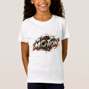 Beweging – Dynamisch Geometrisch Abstract Design T-shirt