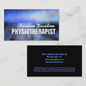 Beweging en herstel van functies fysiotherapeut visitekaartje (Voorkant / Achterkant)